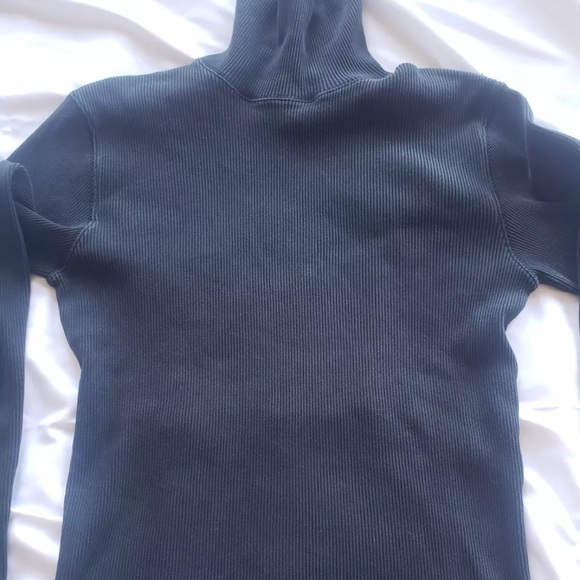 RRL Double RL Ralph Lauren Thermal Waffle Knit Turtle Neck Sweater Mens Large L - Picture 2 of 15